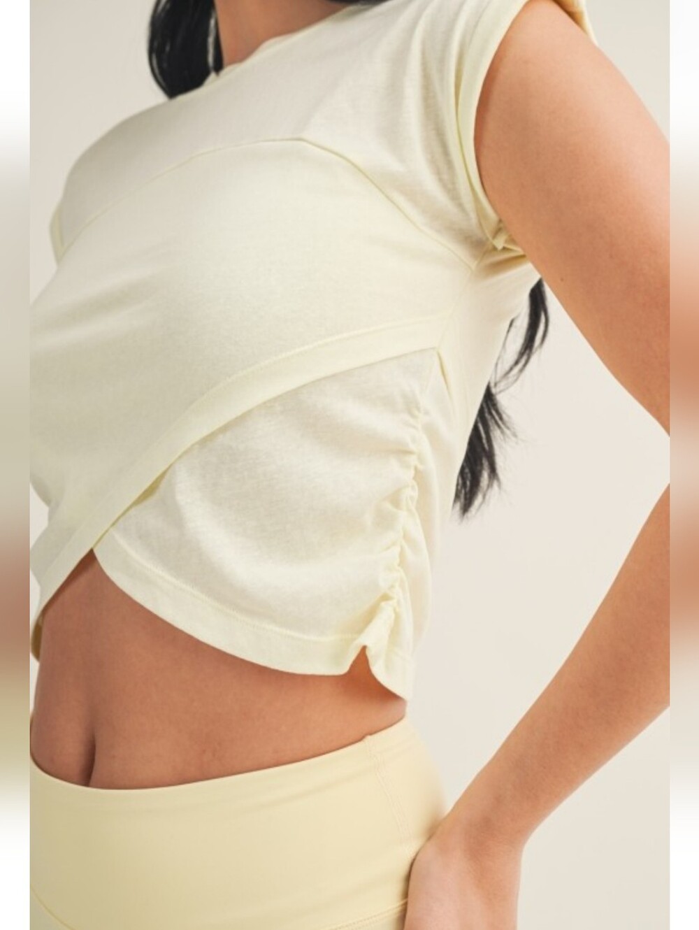 🍋 Lemon Crossover Top - Picture 6 of 7